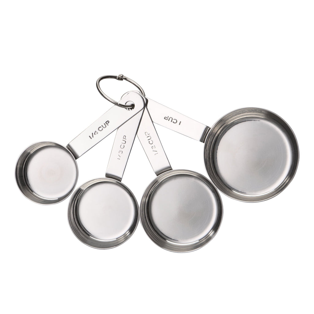 Mainstays Kitchen Stainless Steel 4-Piece Nesting Measuring Cups